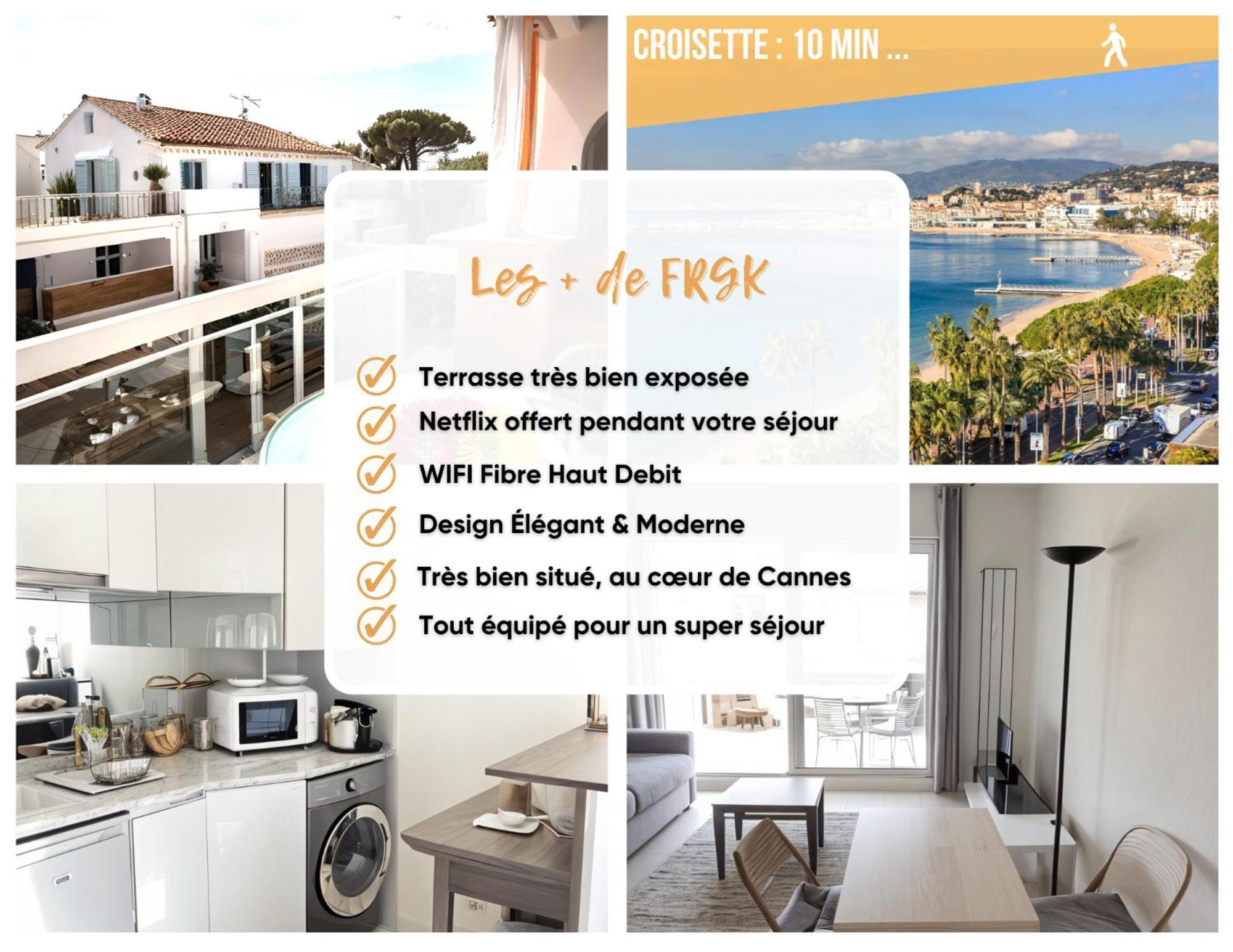 Frgk "Gallieni Terrasse Au Calme" Cannes Eksteriør billede